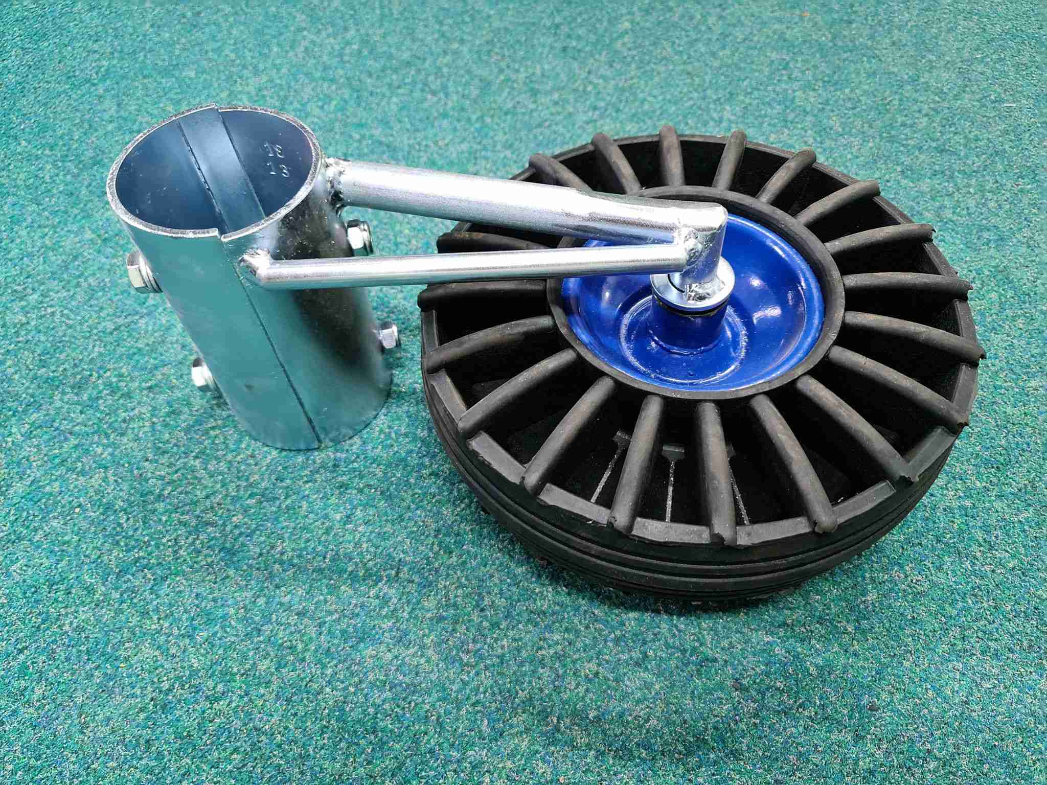 Kolečka na fotbalové branky 7,5x2,5m - 1pár