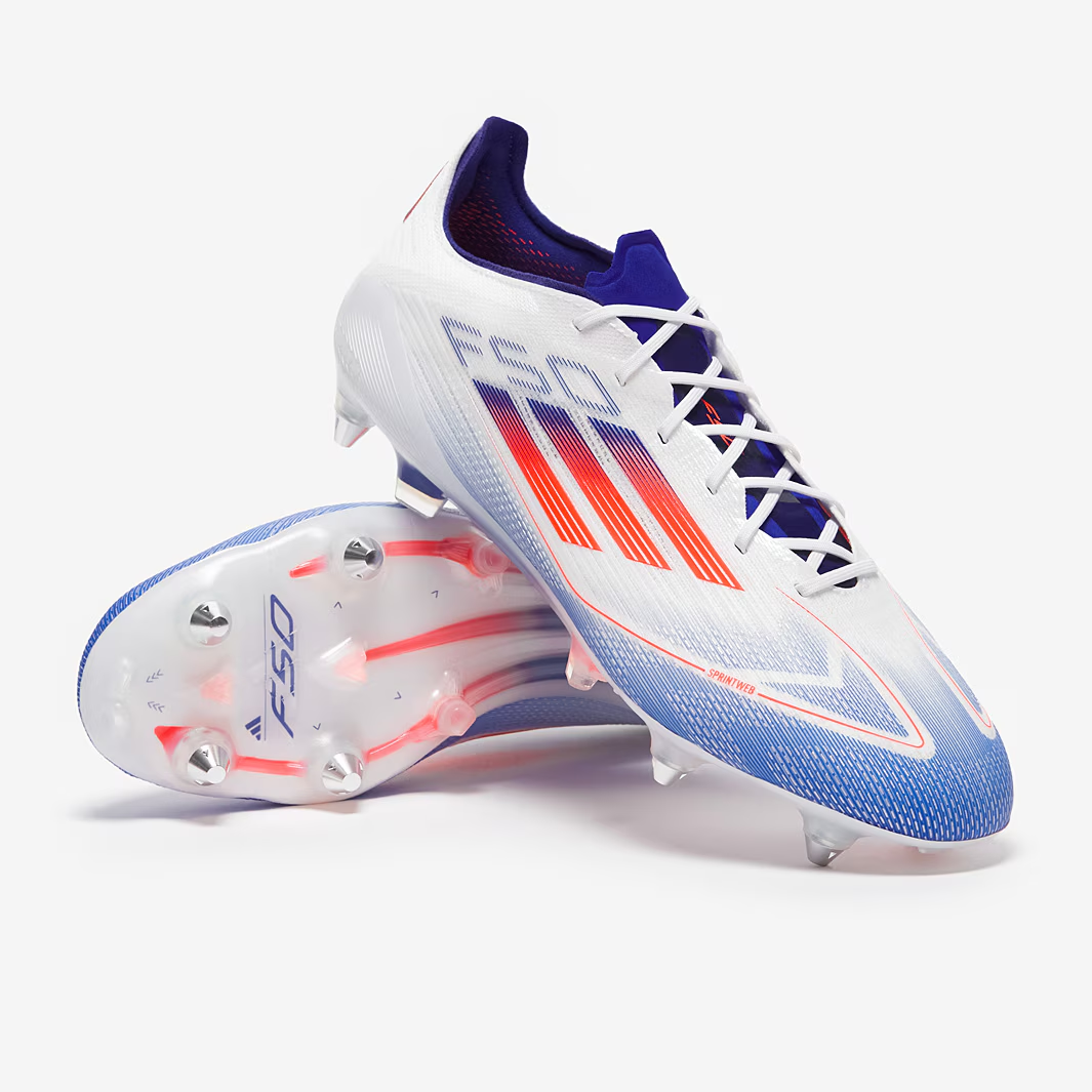 Kopačky adidas F50 Elite SG bílá/modrá