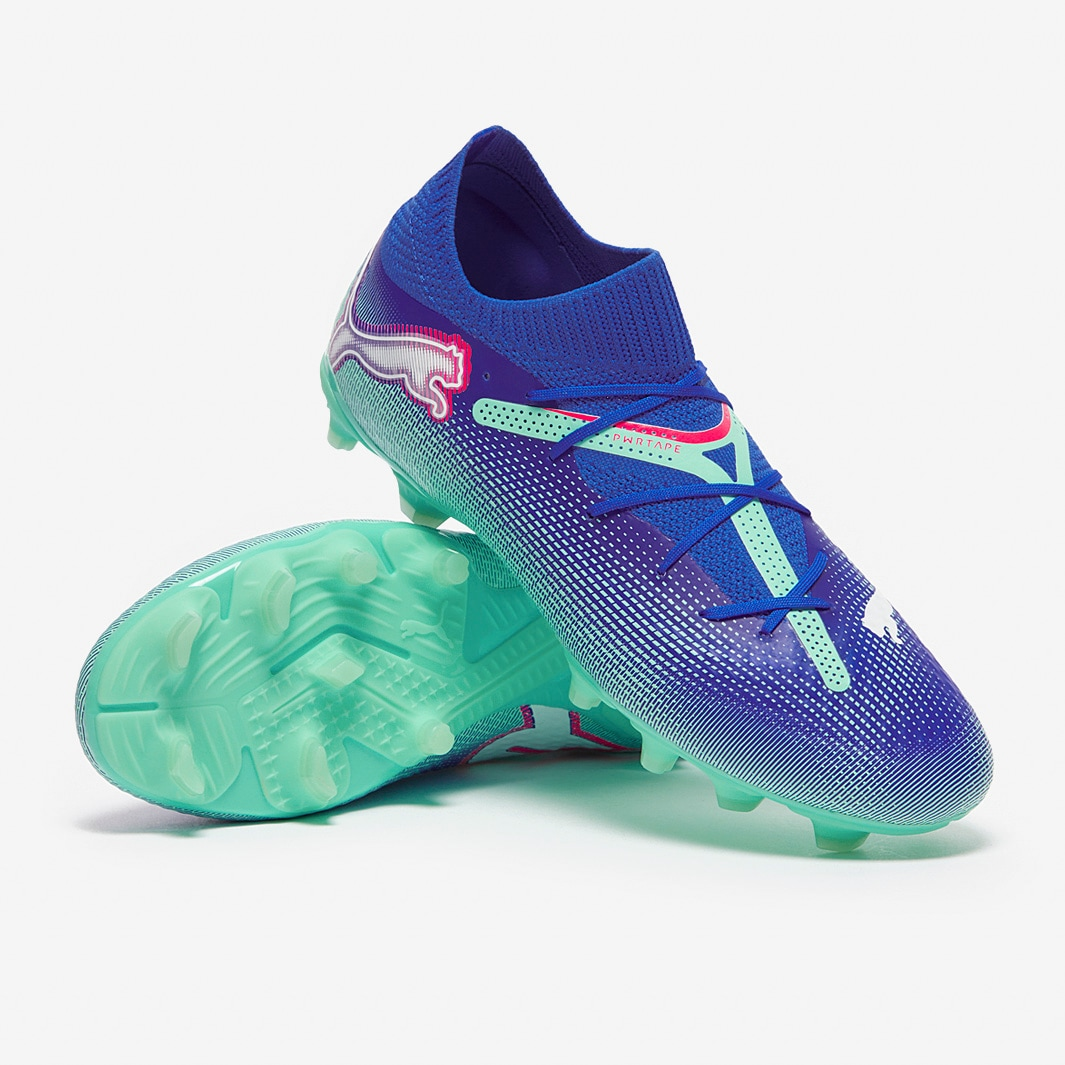 Kopačky Puma Future 7 Pro FG/AG modrá/zelená