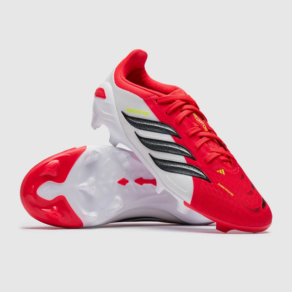 Dětské kopačky adidas Predator Elite FG červená/bílá