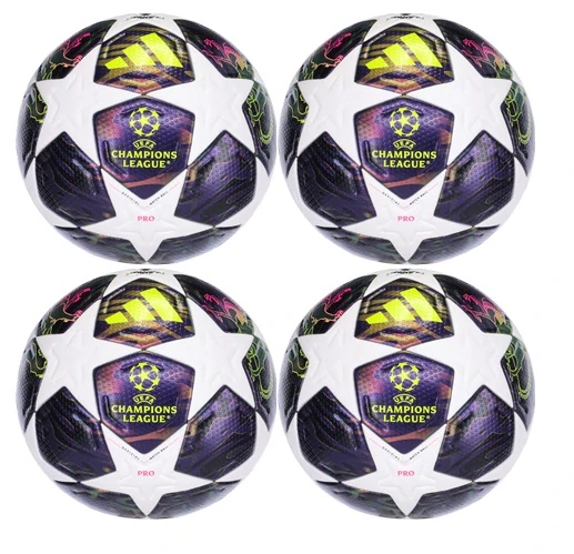 4x Fotbalový míč adidas UCL Pro Champions League bílá/fialová