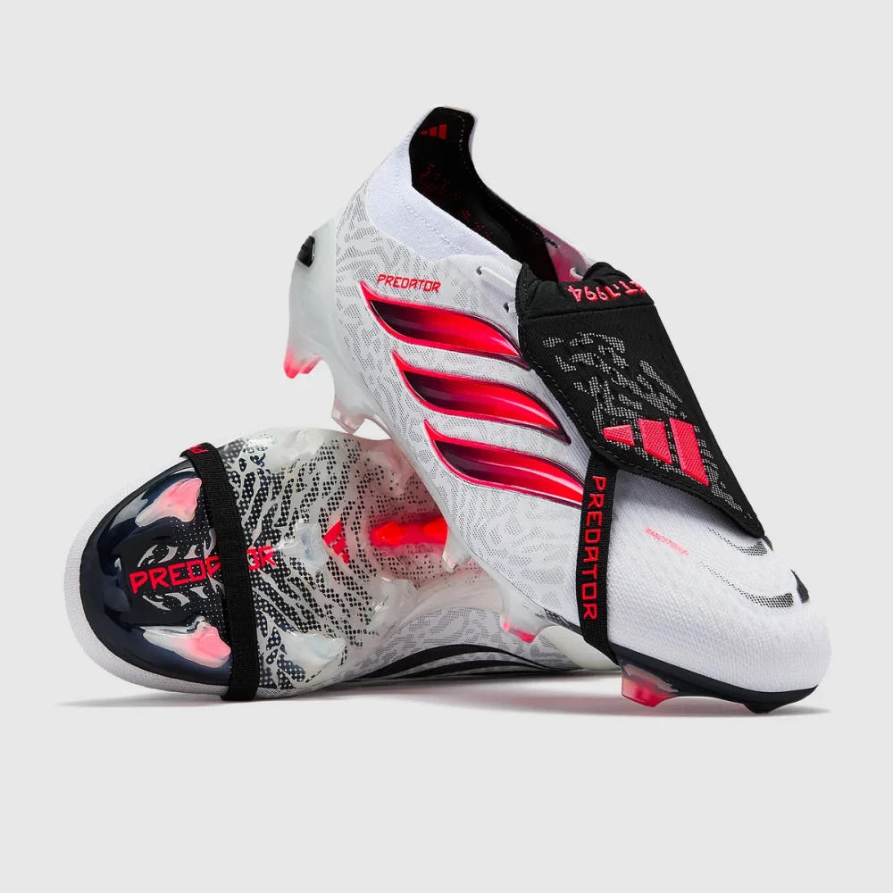 Kopačky adidas Predator Elite Tongue FG bílá/červená