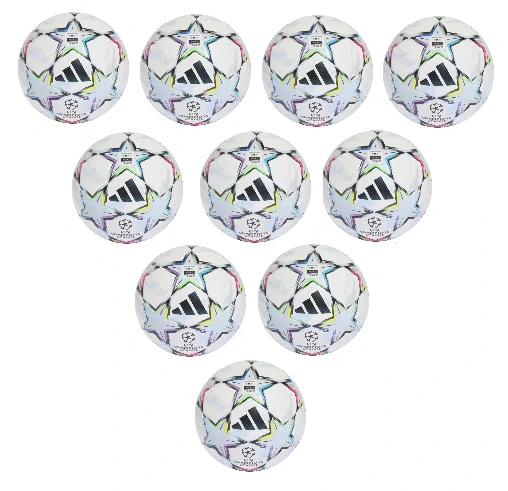 10x Fotbalový míč adidas UCL LEAGUE bílá