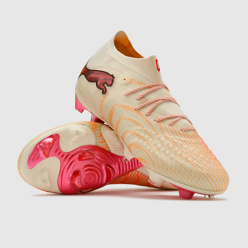 Kopačky Puma Future 9 Ultimate FG bílá/růžová