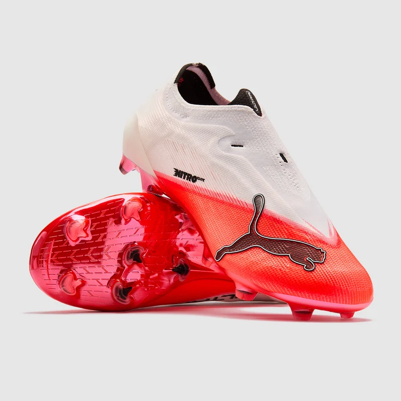 Kopačky Puma Ultra Nitro 7 Ultimate LL FG bílá/růžová
