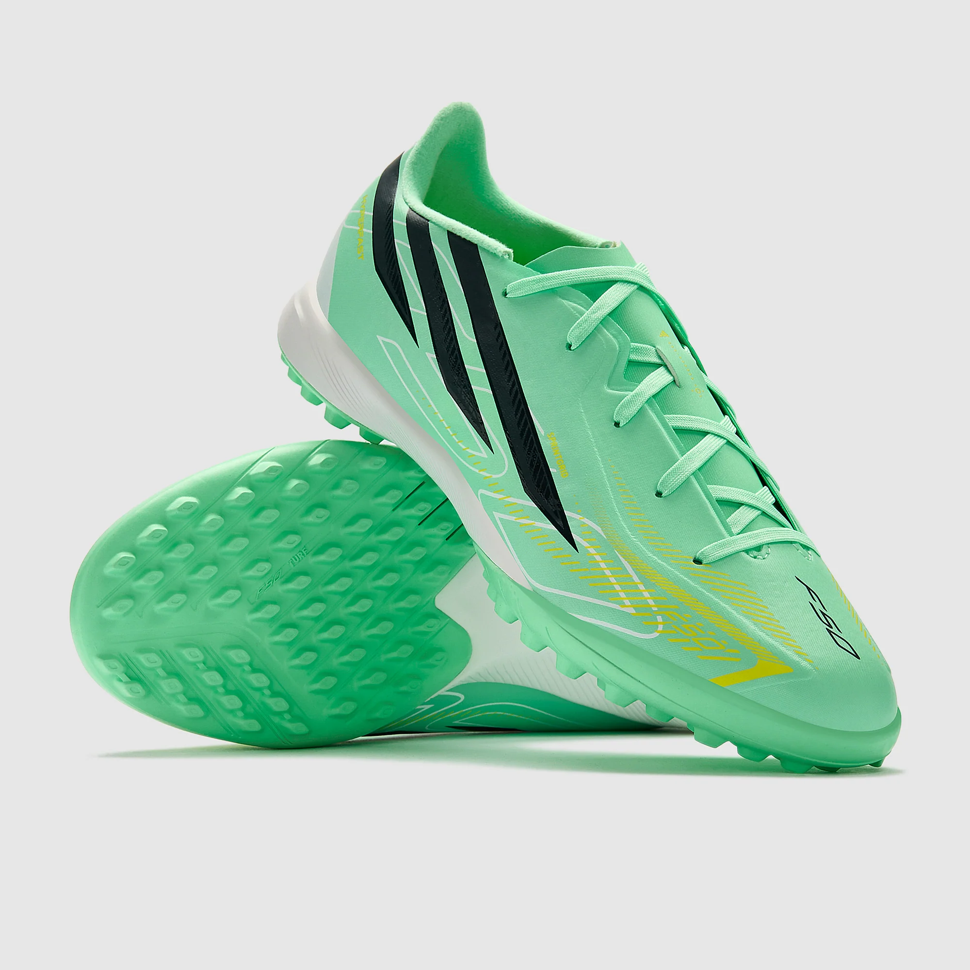 Turfy adidas Kids F50 Hyperfast League TF zelená/bílá