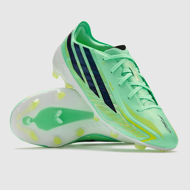 Dětské kopačky adidas F50 HYPERFAST ELITE FG J zelená/bílá