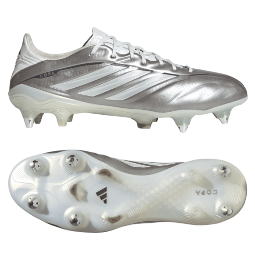 Kopačky adidas Copa Pure IV Elite SG stříbrná/bílá