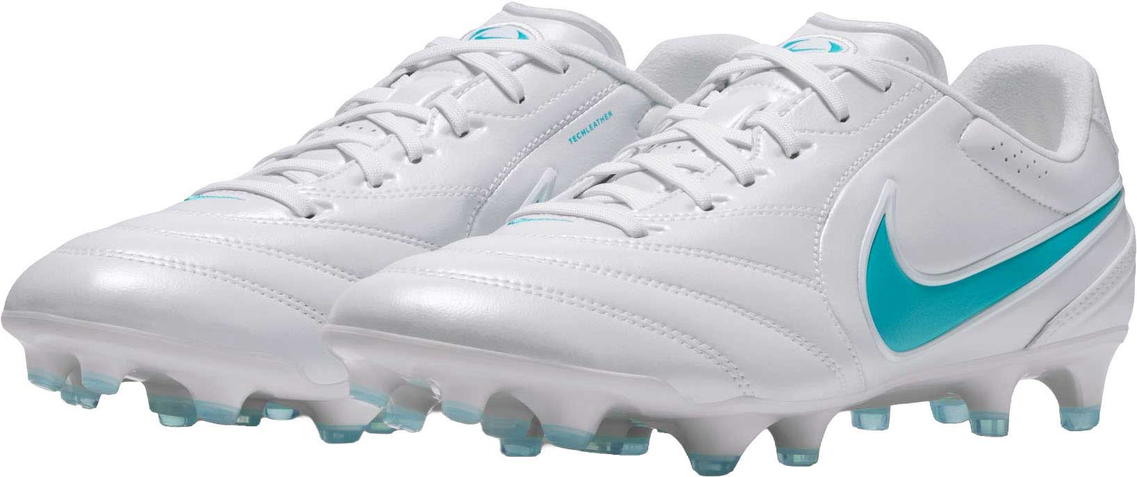 Kopačky Nike Tiempo Ligera Pro FG bílá/světle modrá