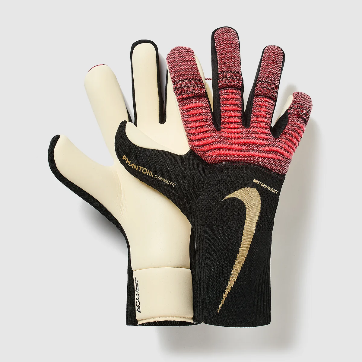 Brankářské rukavice Nike Phantom Dynamic Fit GK Gloves černá/červená/bílá