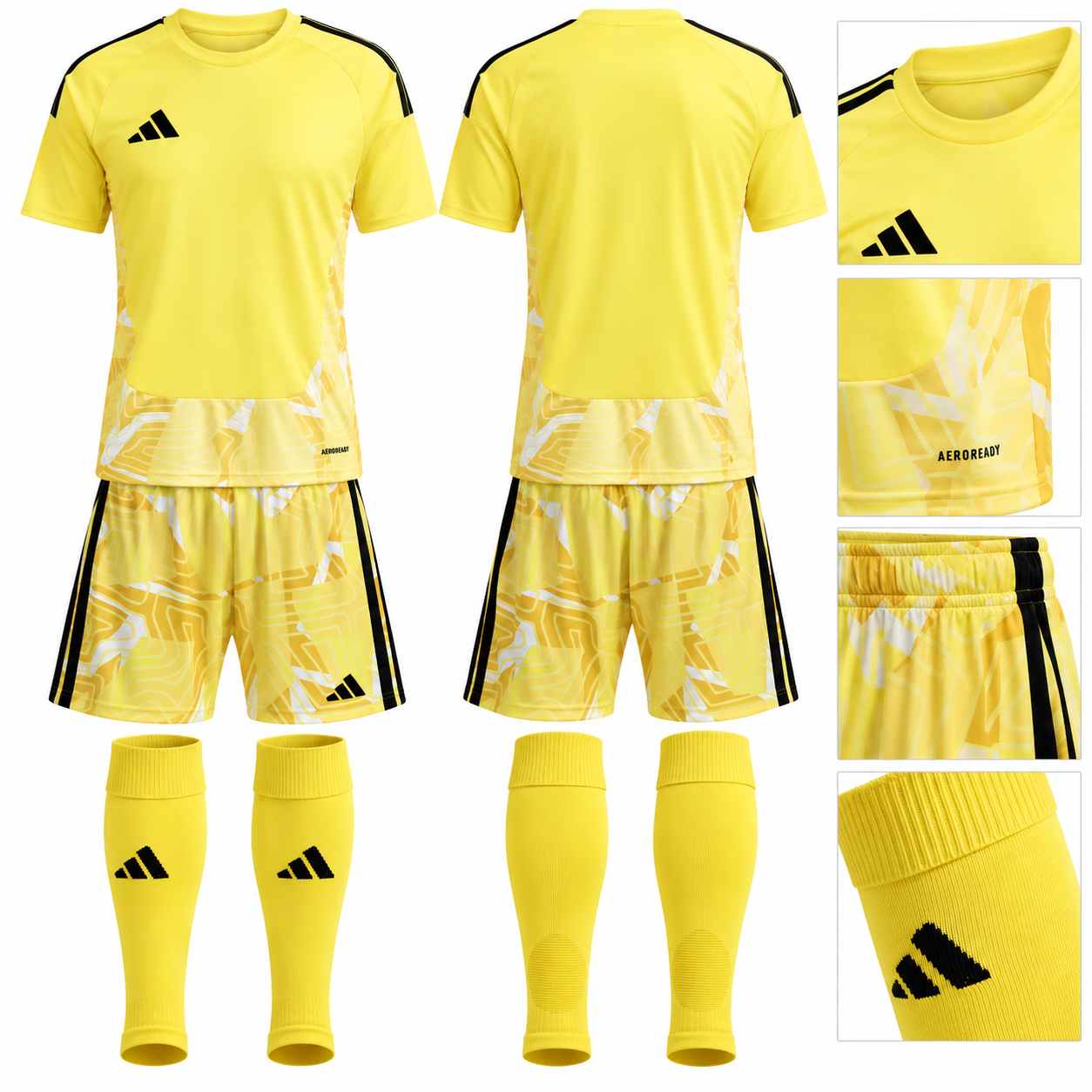 Brankářský komplet adidas Tiro 26 Competition GK žlutá/černá