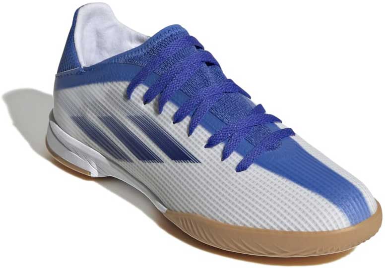 Dětské sálovky adidas X Speedlow.3 IN J bílá/modrá
