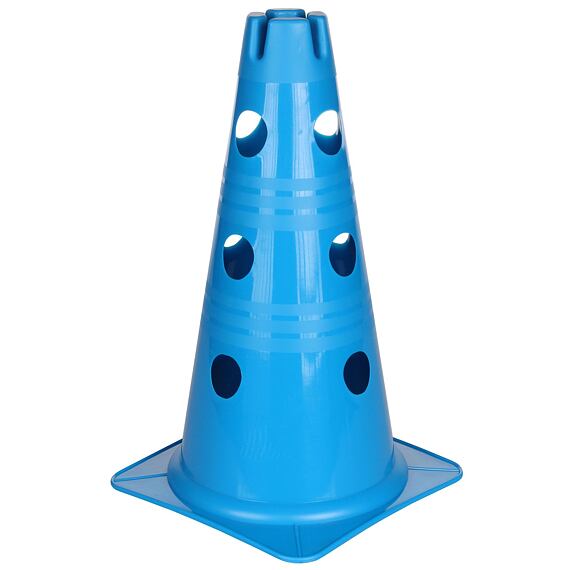 Kužel Vario s otvory modrá 30 cm