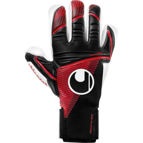 Brankářské rukavice Uhlsport POWERLINE Absolutgrip Finger Surround černá/červená