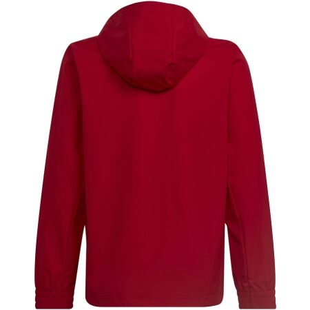 Žákovská šusťáková bunda adidas ENTRADA 22 ALL WEATHER JACKET červená
