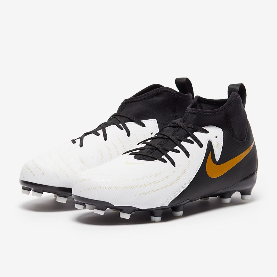 Dětské kopačky Nike JR Phantom Luna II Academy FG/MG bílá/černá