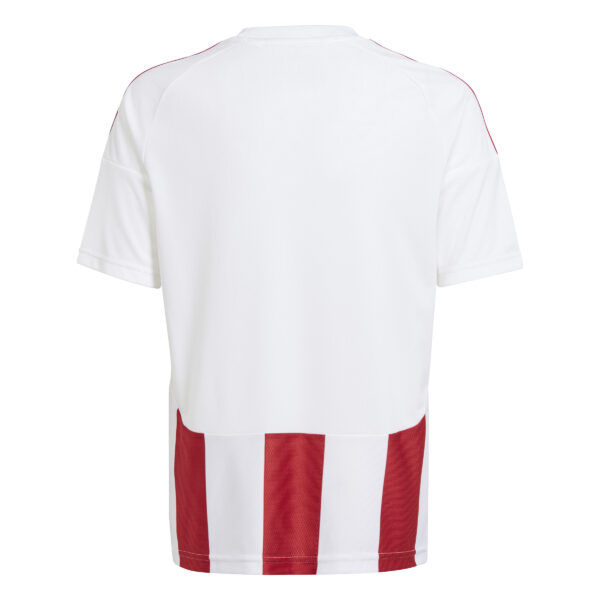Dětský fotbalový dres adidas Striped 24 bílá/červená