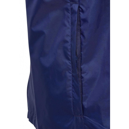Dětská šusťáková bunda adidas CORE18 RAIN tmavě modrá