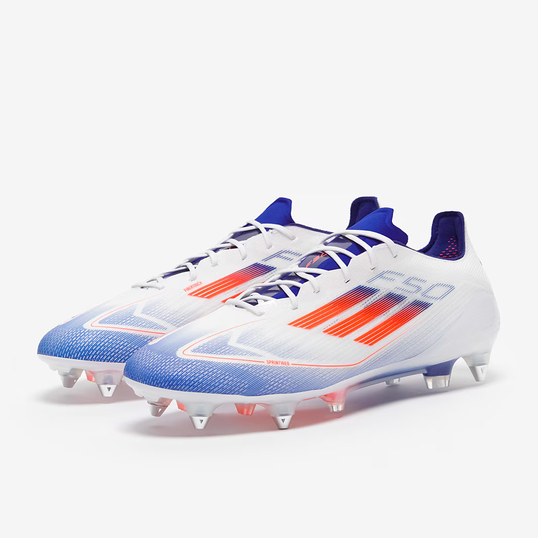 Kopačky adidas F50 Elite SG bílá/modrá