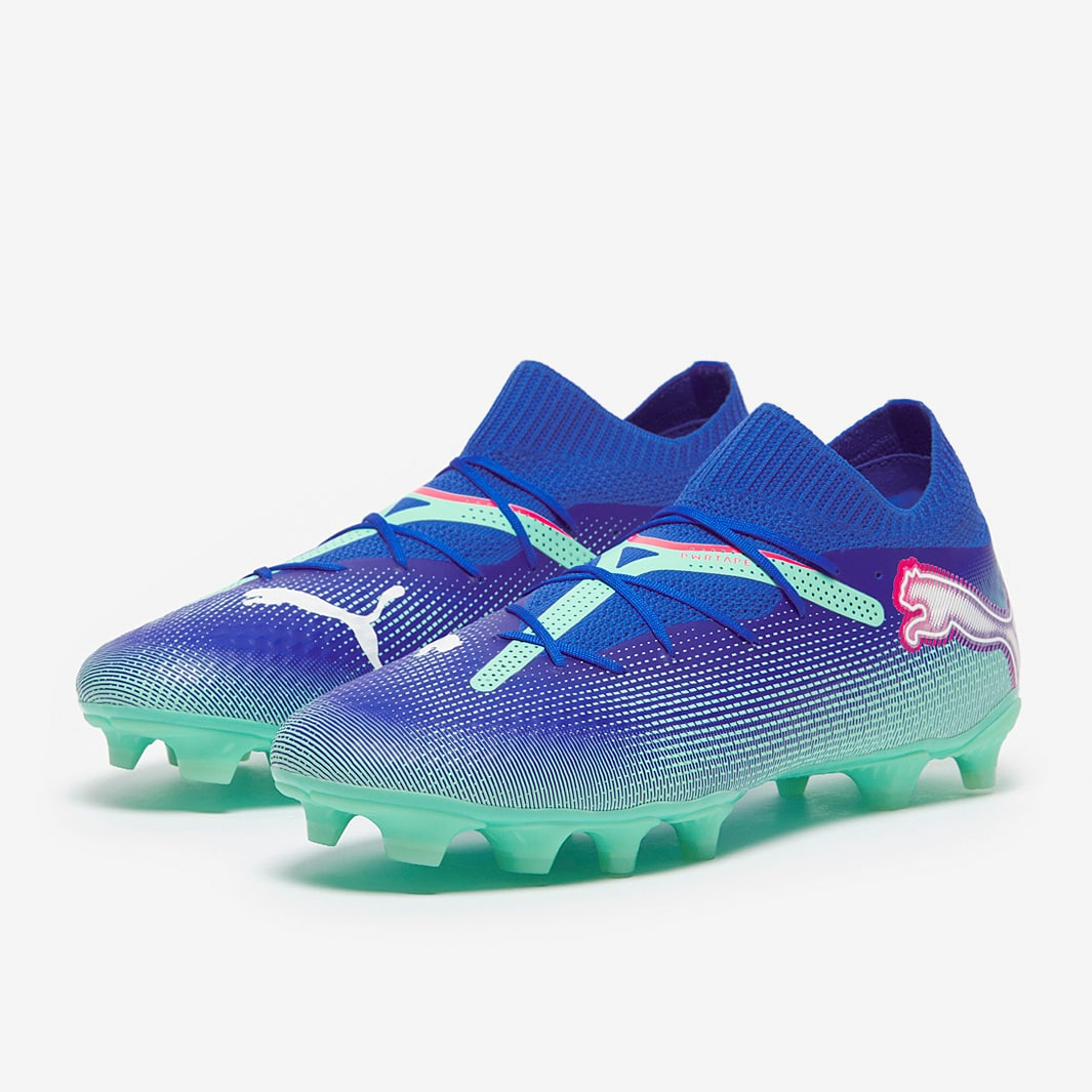 Kopačky Puma Future 7 Pro FG/AG modrá/zelená