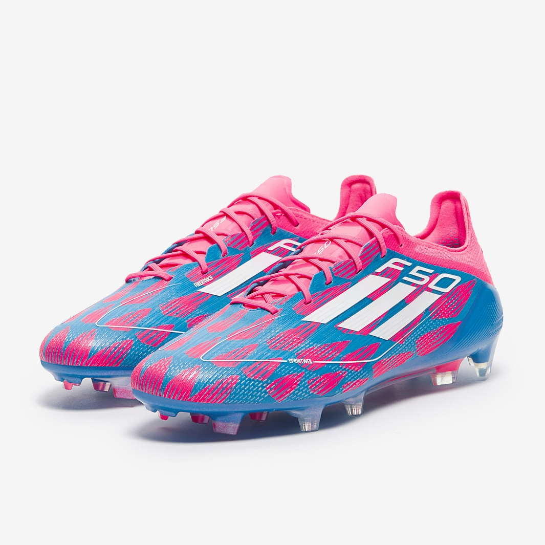 Kopačky adidas F50 Elite FG růžová/modrá