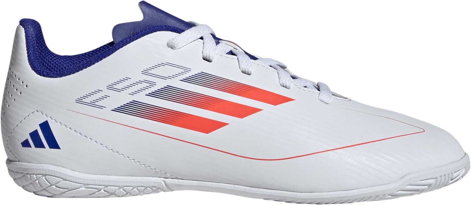 Dětské sálovky adidas F50 Club IN J bílá/modrá