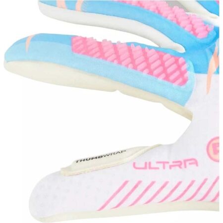 Brankářské rukavice Puma ULTRA ULTIMATE HYBRID bílá/modrá