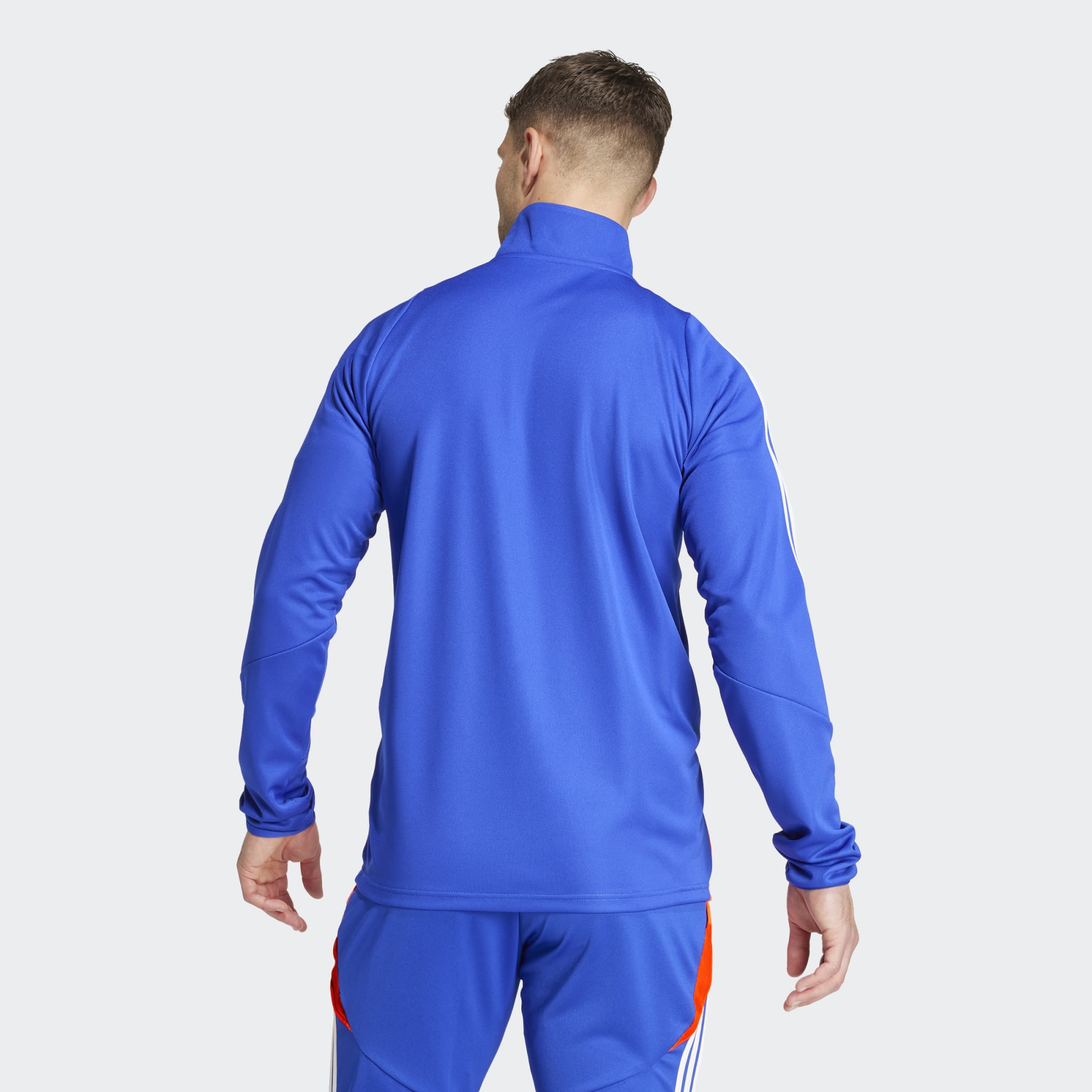 Mikina adidas TIRO 24  modrá/červená