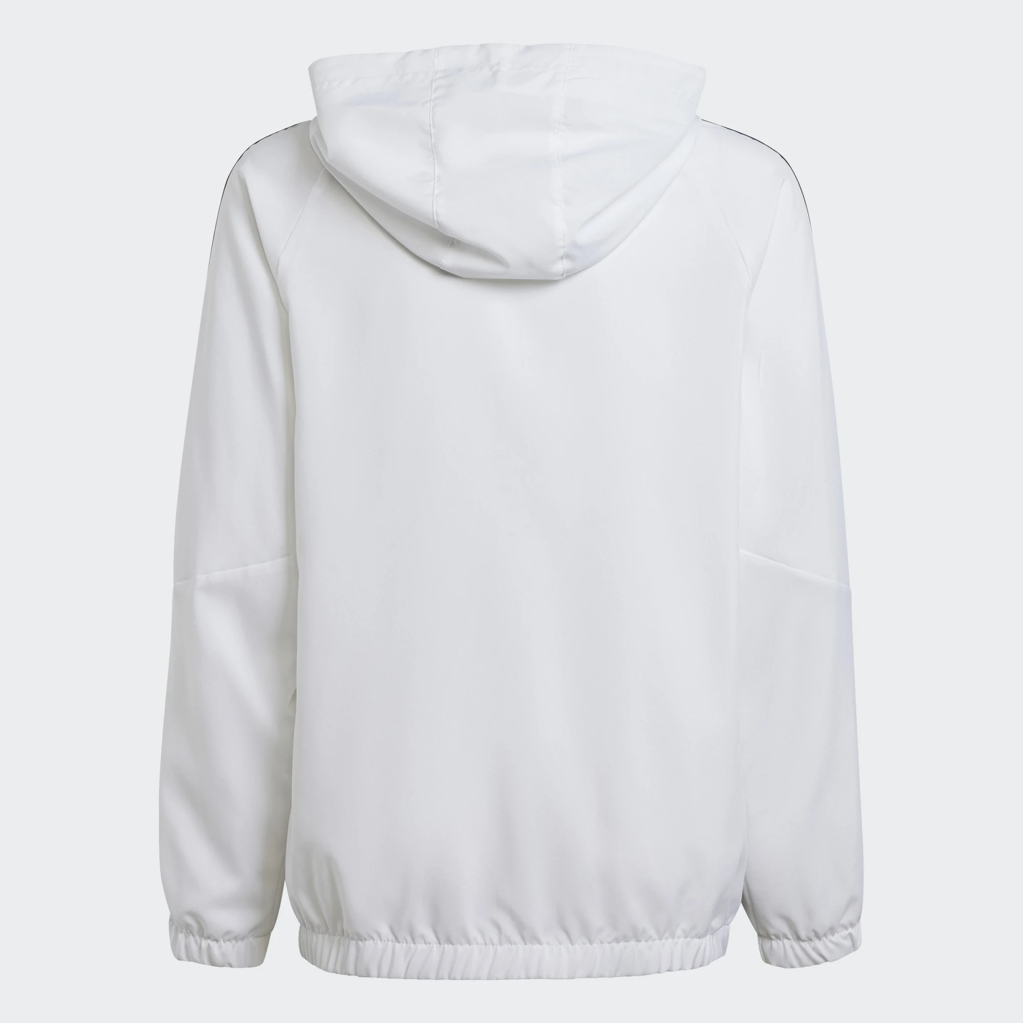 Dětská větrovka adidas TIRO 24 s kapucí bílá