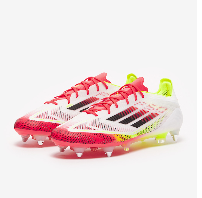 Kopačky adidas F50 Elite SG bílá/červená/žlutá