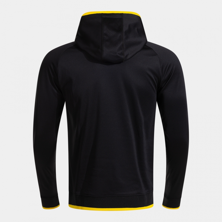 Mikina s kapucí Joma Combi Premium černá/žlutá