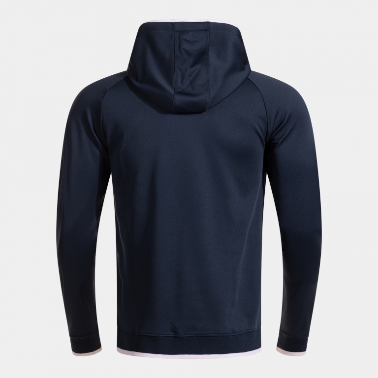 Mikina s kapucí Joma Combi Premium tmavě modrá/bílá