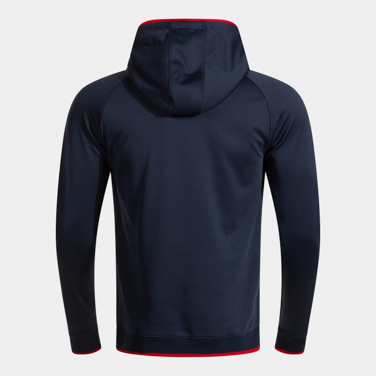 Mikina s kapucí Joma Combi Premium tmavě modrá/červená
