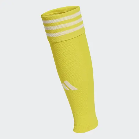 Fotbalové stulpny adidas Team Sleeve 23 bez ponožky žlutá/bílá