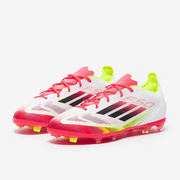 Dětské kopačky adidas F50 Elite FG bílá/červená