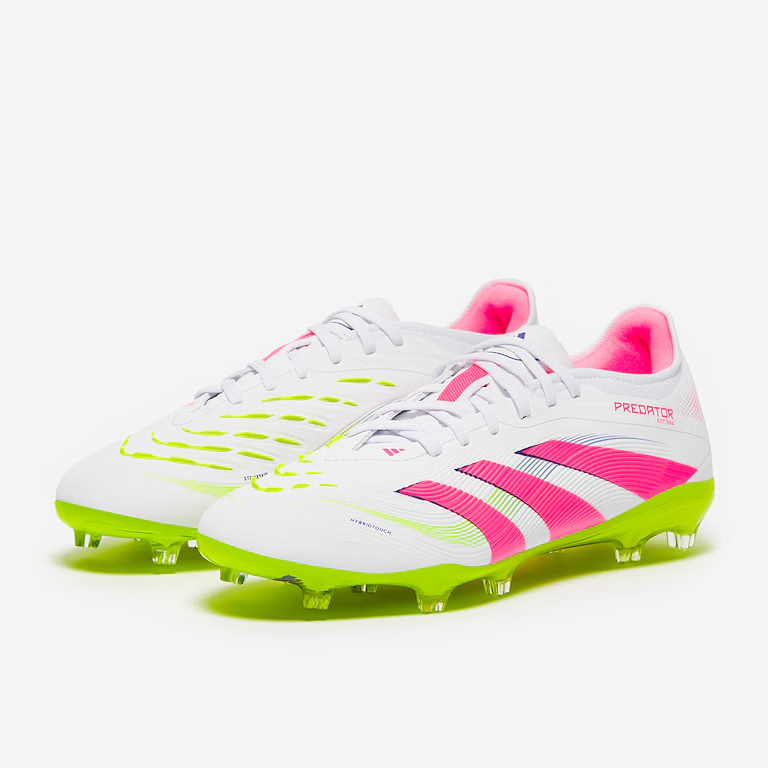 Kopačky adidas Predator Pro FG bílá/růžová