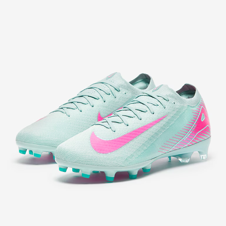 Kopačky Nike Zoom Vapor 16 Elite AG tyrkysová/růžová