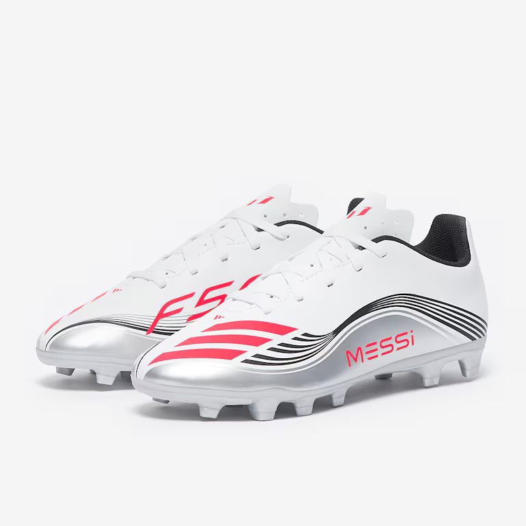 Dětské kopačky adidas F50 Club x Messi FG/MG bílá/černá