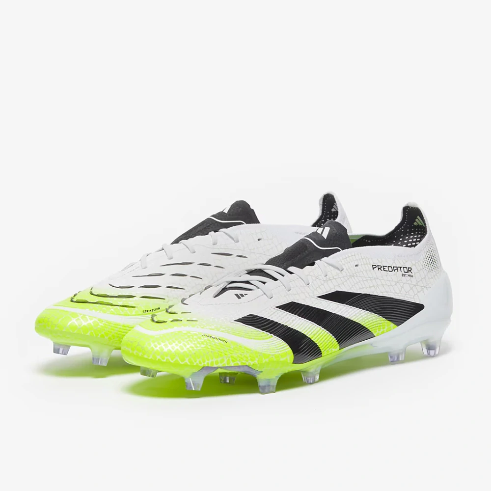 Kopačky adidas Predator Elite FG bílá/žlutá