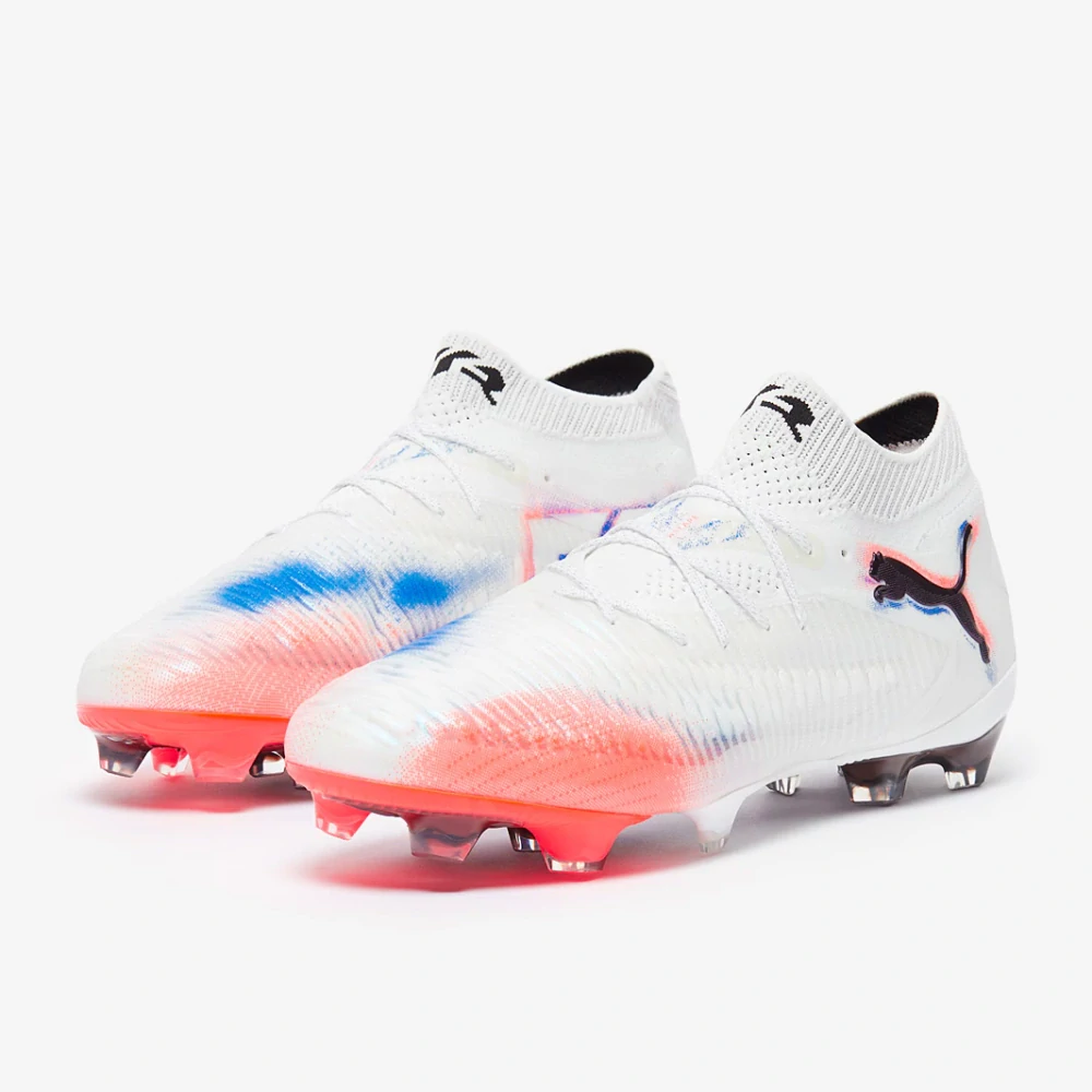 Kopačky Puma Future 8 Ultimate FG bílá/červená/modrá