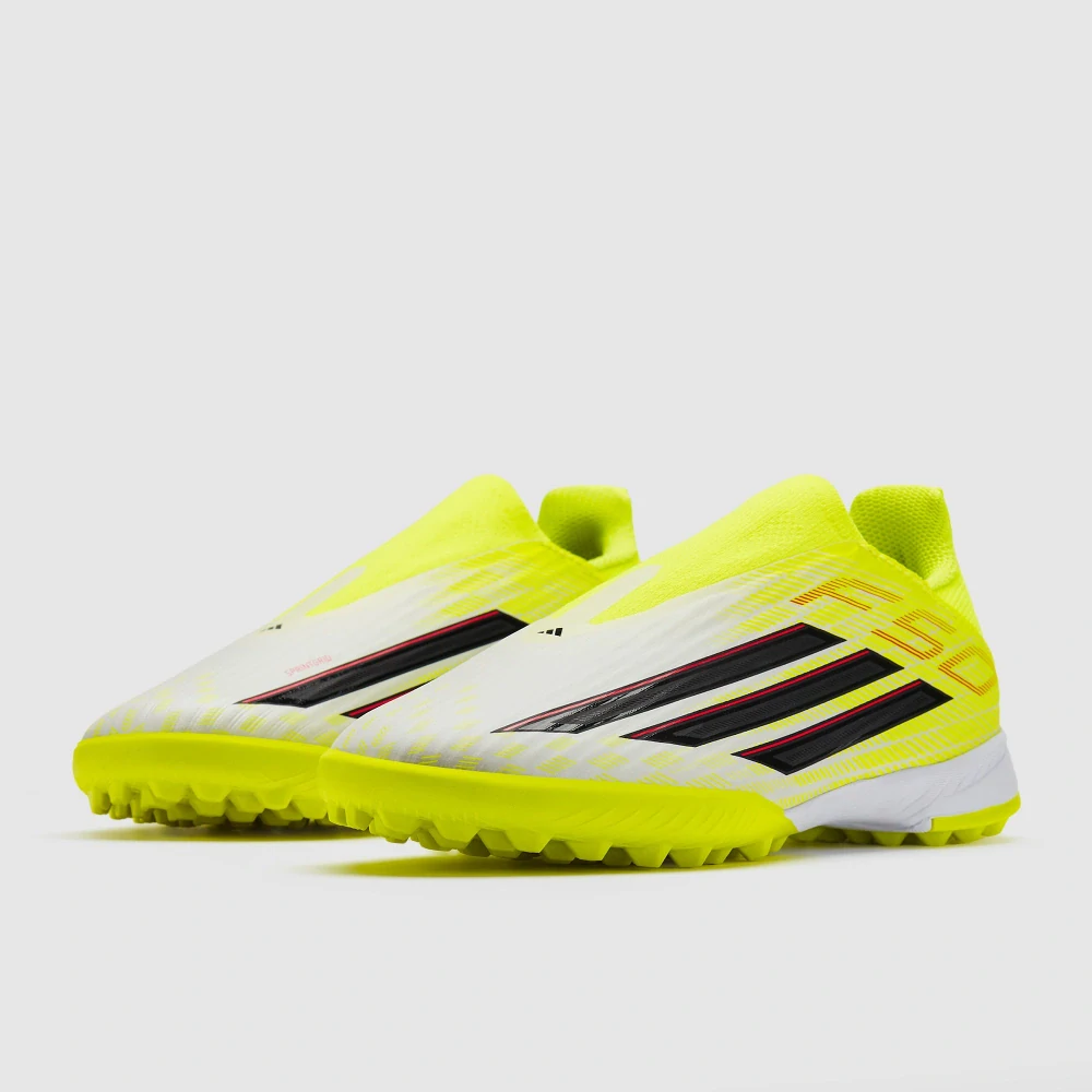 Dětské turfy adidas F50 League LL TF bílá/žlutá
