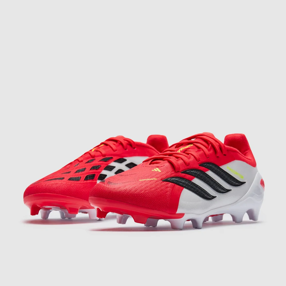 Dětské kopačky adidas Predator Elite FG červená/bílá