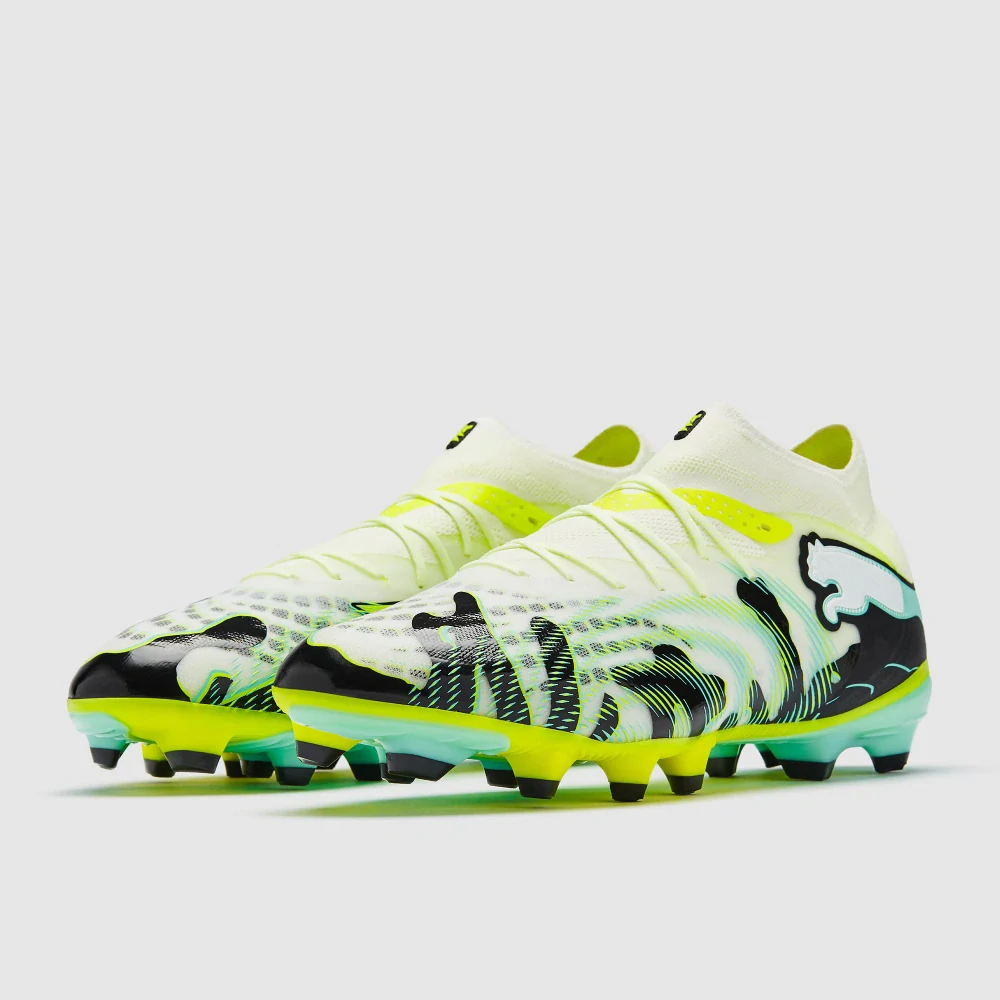 Kopačky Puma Future 9 Pro Creativity FG/AG bílá/černá