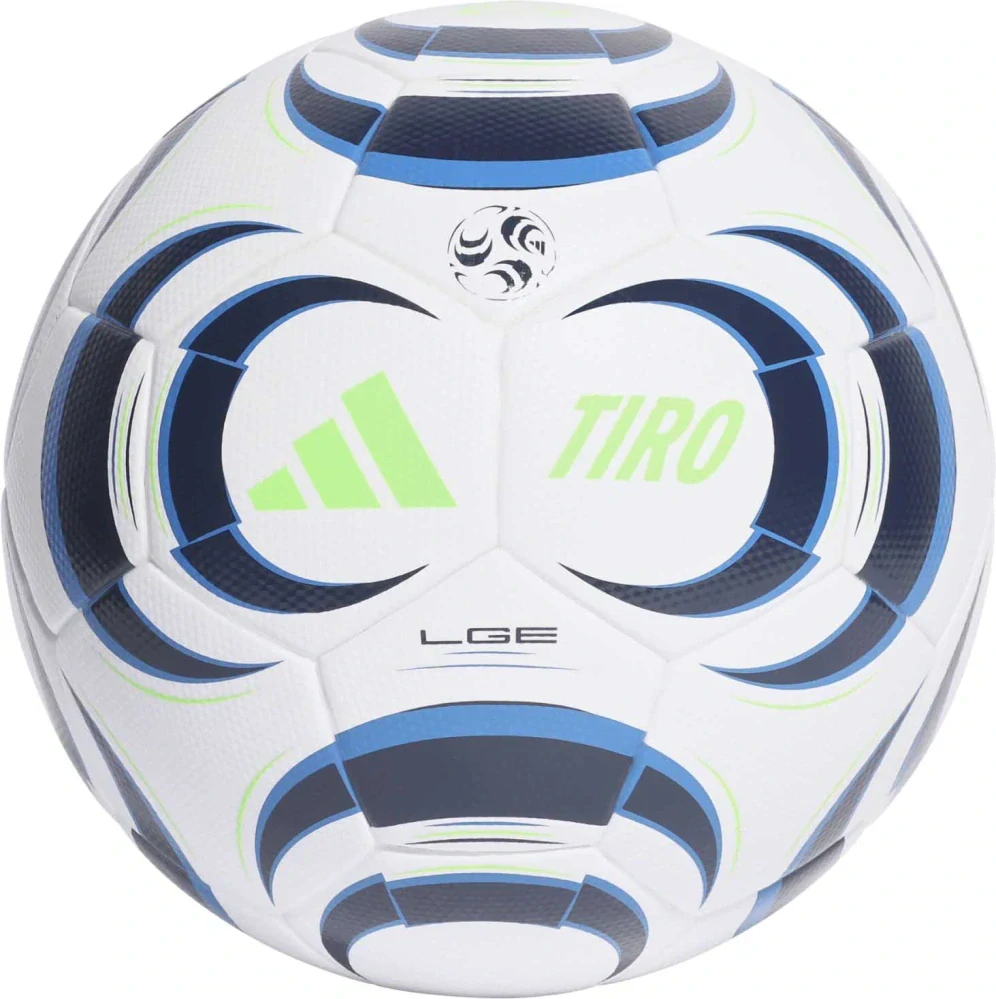 10x Fotbalový míč adidas Tiro League 2026 bílá/modrá