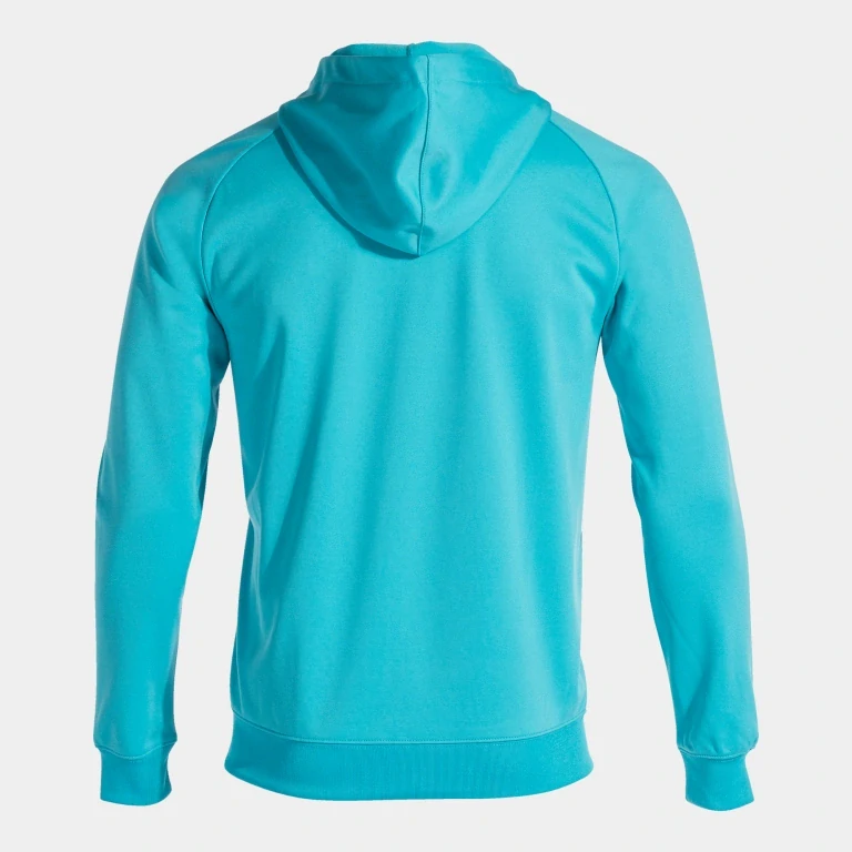 Mikina Joma Hood Menfis fluo modrá