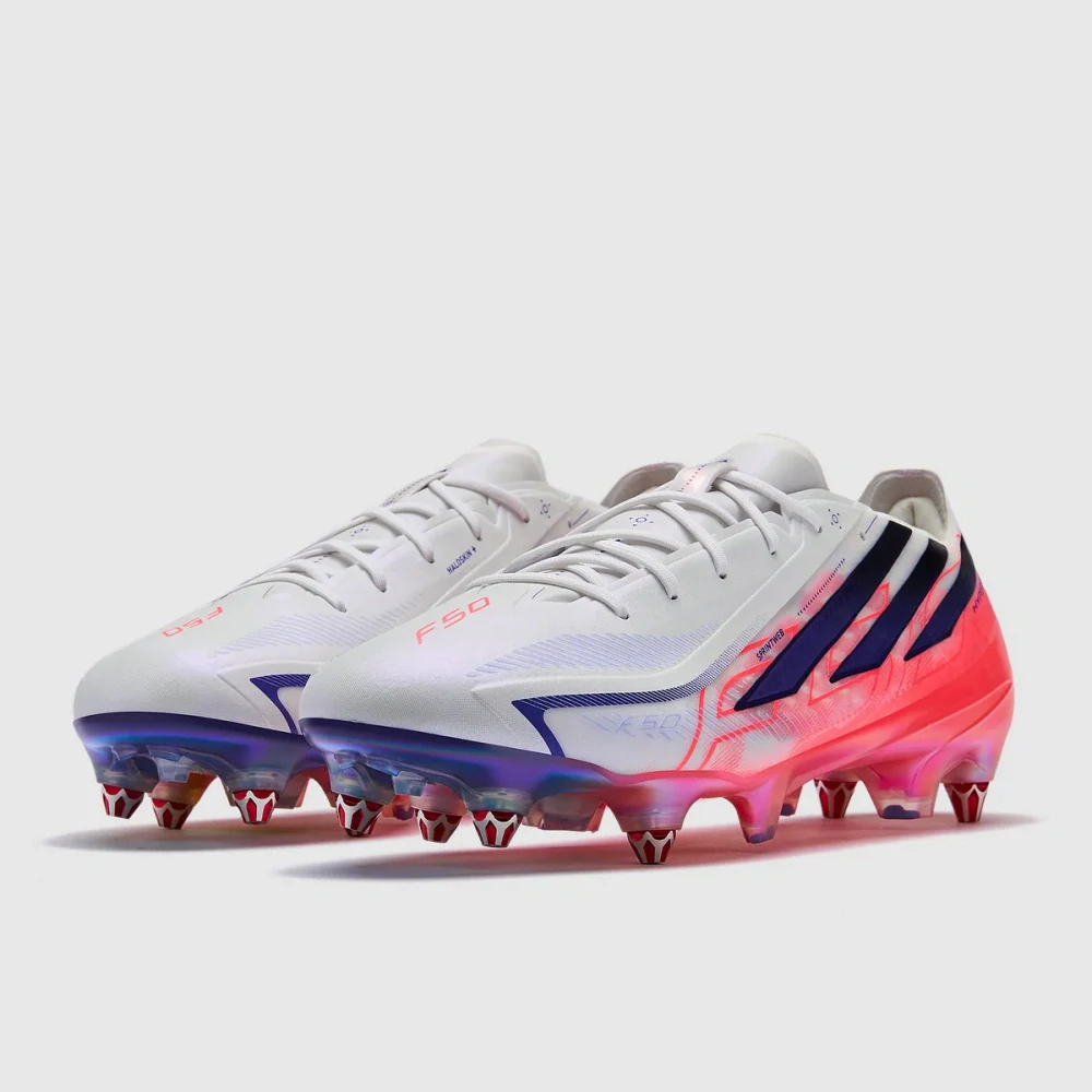 Kopačky adidas F50 Hyperfast Elite SG bílá/červena