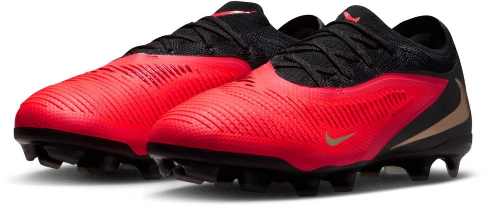 Dětské kopačky Nike JR Phantom 6 Low Pro FG/MG červená/černá