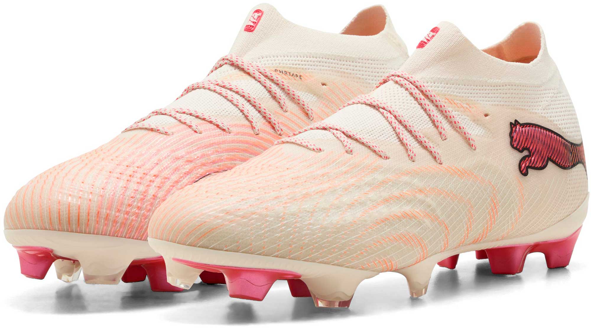 Kopačky Puma Future 9 Ultimate FG bílá/růžová