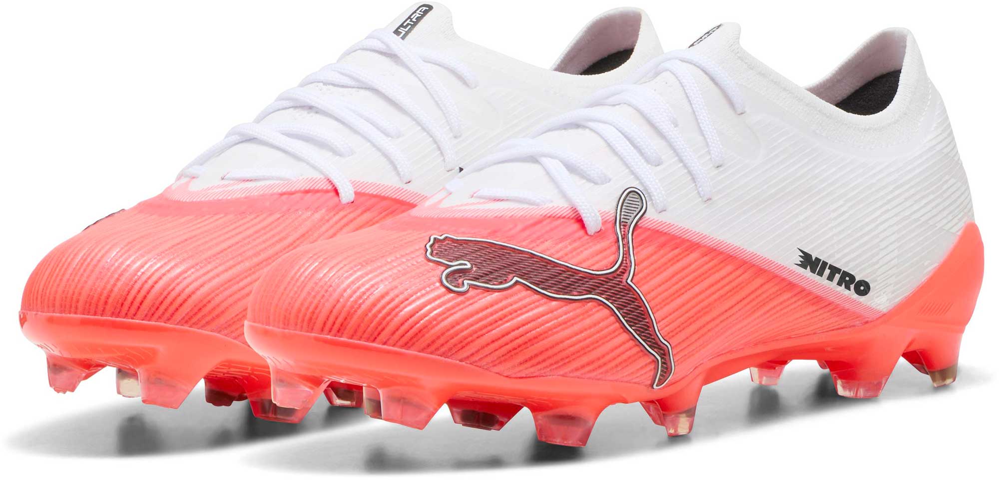 Kopačky Puma Ultra Nitro 7 Pro FG bílá/růžová