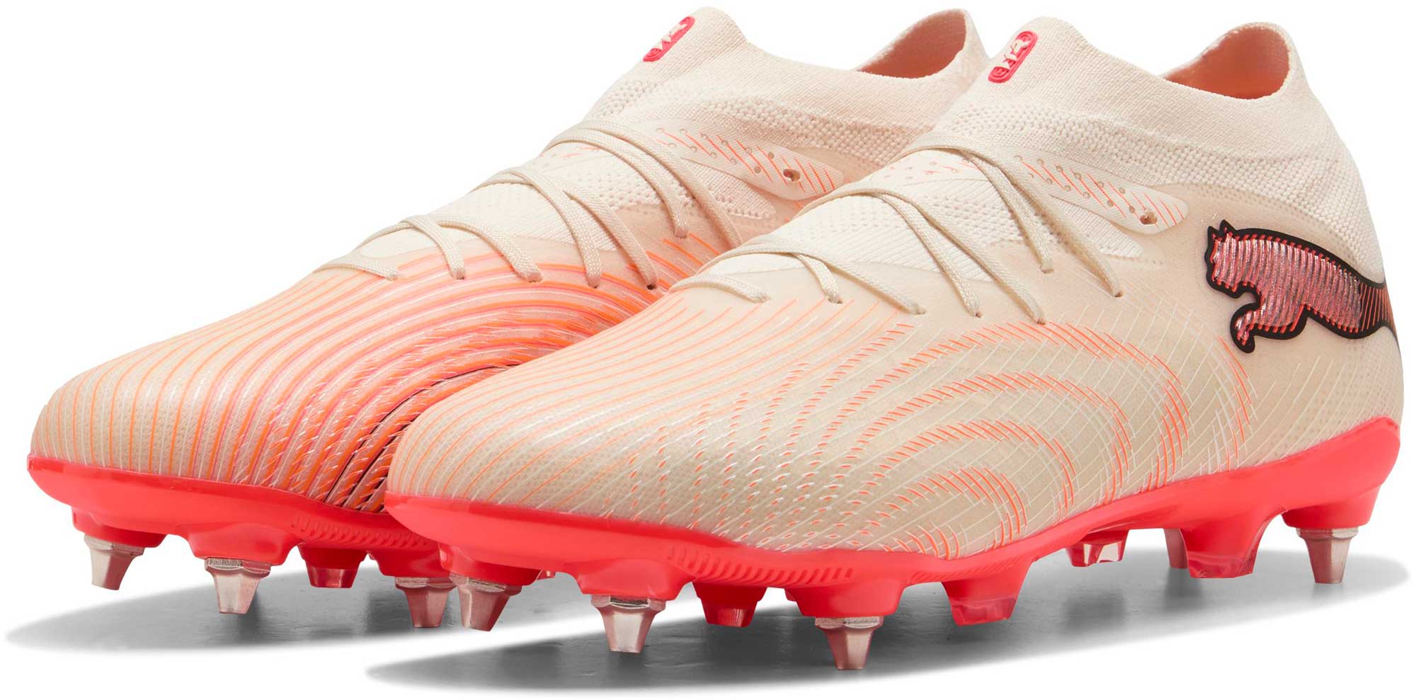 Kopačky Puma Future 9 Pro MxSG bílá/růžová